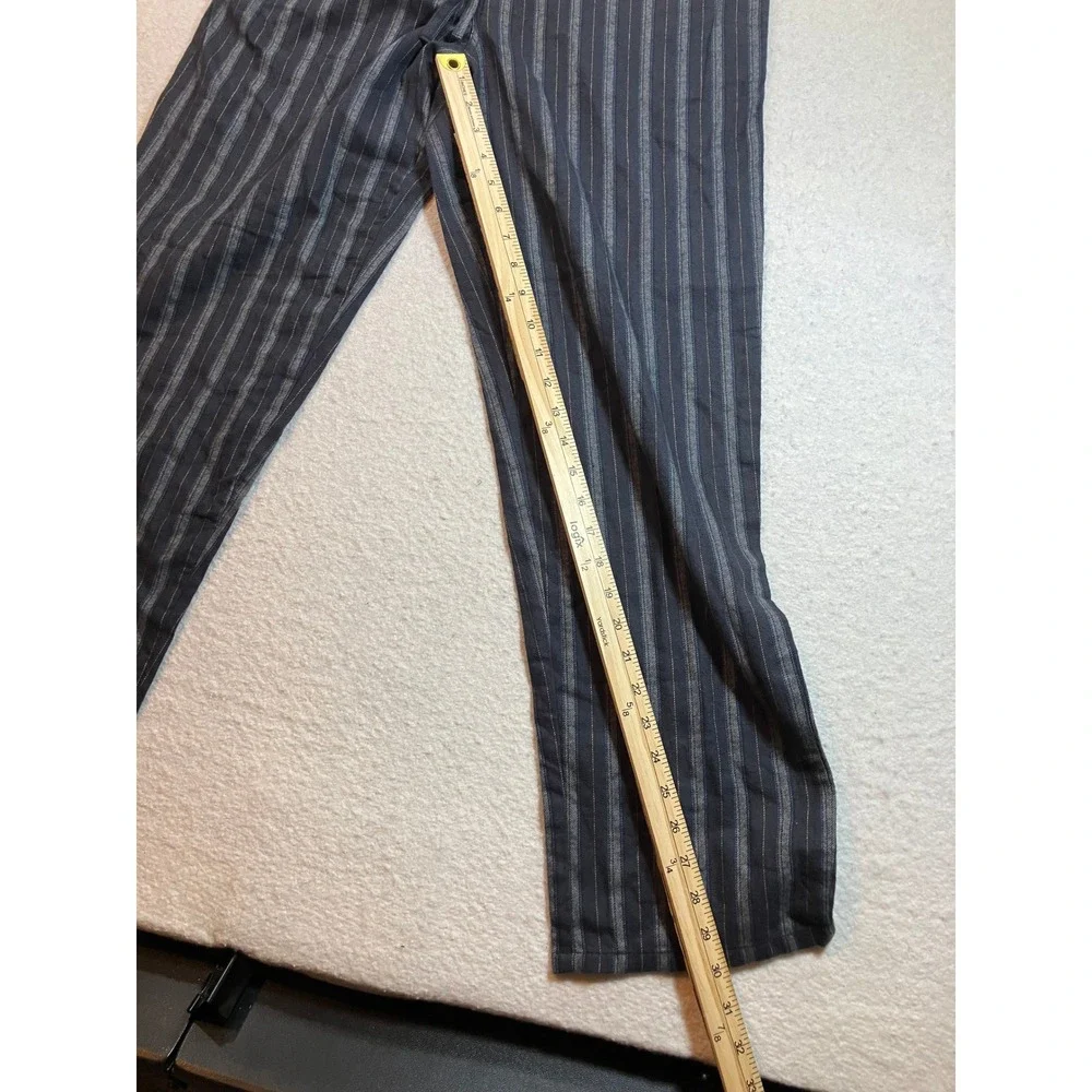 Stafford Men Sleep Pant Small Blue Grey Striped Pajama Bottoms NWT